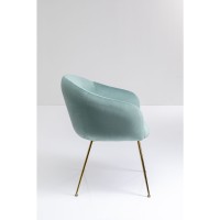 Chair with Armrest Lorena Turquoise