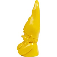 Deco Figurine Gnome Yellow 21cm
