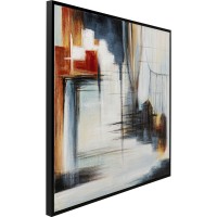 Framed Picture Visione Front 100x100cm