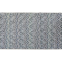 Tapis outdoor Zigzag bleu 230x330cm