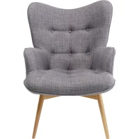 Fauteuil Vicky gris