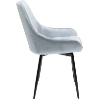 Chaise East Side gris