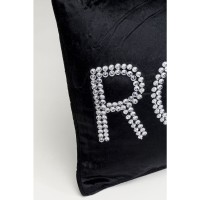 Cushion Beads Rockstar Black 35x80cm