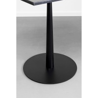 Table bistrot Capri noir 70x70cm