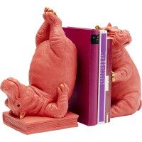 Bookend Hippo Pink (2/Set)