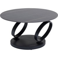 Table basse Beverly noir 133x80cm