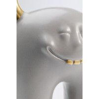 Oggetto decorativo Funny Teeth grigio 15cm