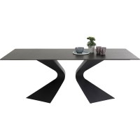 Table Gloria Outdoor Ceramic Black 180x90cm