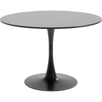 Table Schickeria noir Ø110