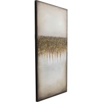 Dipinto ad acrilico Abstract Fields 100x200cm