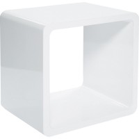 Cube Lounge MDF blanc