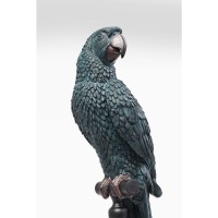 Figurine décorative Parrot pétrole