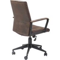 Chaise de bureau pivotante Labora marron