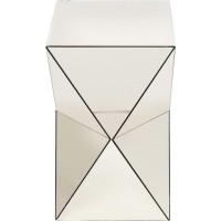 Tavolino d appoggio Luxury Triangle champagne 32x3