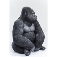 Oggetto Deco Monkey Gorilla Side XL Nero
