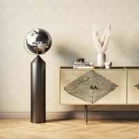 Objet décoratif Globe Top noir 132cm