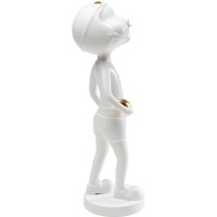 Deko Figur Ball Girl Weiß 41cm