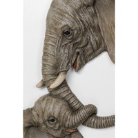 Decorazione da parete Elephants Love 60x77cm