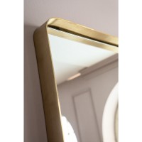 Spiegel Curve Rectangular Brass 70x200cm