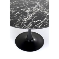 Tisch Veneto Marmor Schwarz Ø110cm