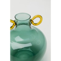 Vase Amore Handle bleu 16cm