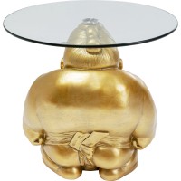 Table d appoint Monk doré Ø54cm