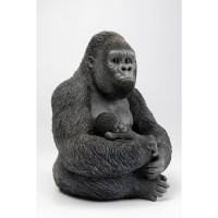 Decoration Object Cuddle Gorilla Family
