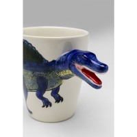 Mug Funny Animal Dino Blue 11cm