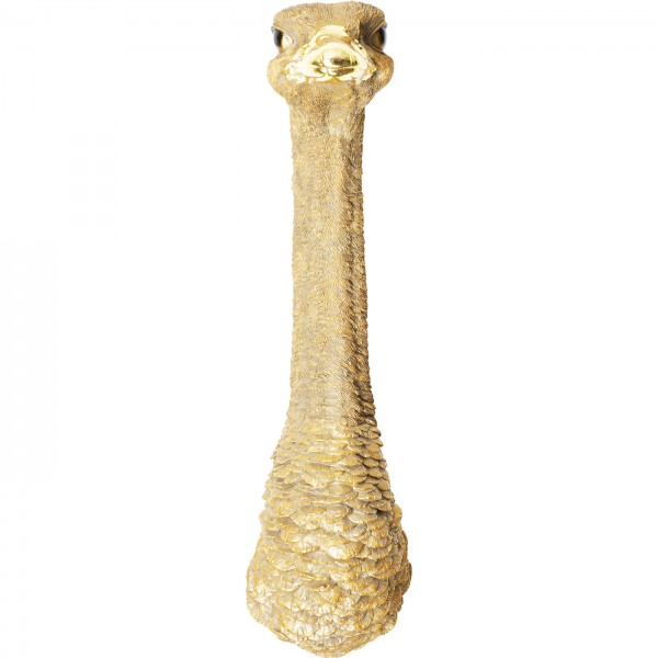 Wandschmmuck Ostrich Gold
