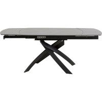 Extension Table Twist Black 120(30+30)x90cm