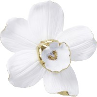 Wall Decoration Orchid White 24x25cm