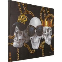 Leinwandbild Skull Gang 90x120