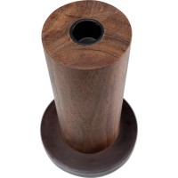 Candle Holder Wood Cylinder 25cm
