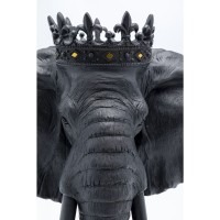 Deco Object Elephant Royal Black 57cm