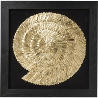 Decoration frame Golden Snail 120x120cm
