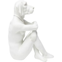 Figura decorativa Gangster Dog crema