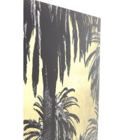 Tableau en verre Metallic Palms 180x120cm