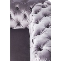 Sofa Desire 3-places velours gris