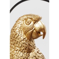 Deco Object Swinging Parrot Gold