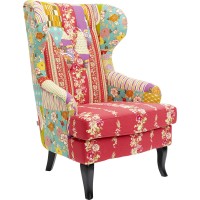 Armchair Patchwork Red