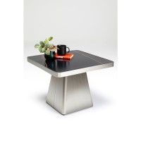 Tavolino d appoggio Miler argento 60x60cm