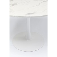 Tisch Schickeria Marmoroptik Weiß Ø80cm