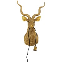 Wall Lamp Animal Goat Gold 45x74cm