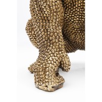 Figura decorativa Gorilla oro 46cm