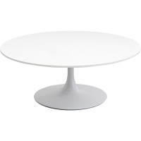 Table basse Schickeria blanc Ø110cm