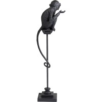 Figura decorativa Circus Monkey nero 108cm