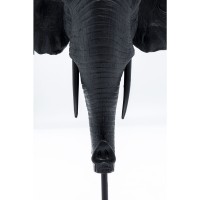Bougeoir Elephant Head noir 49cm