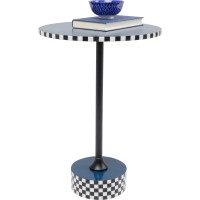 Table d appoint Domero Race bleu Ø40cm