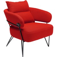 Fauteuil Peppo rouge
