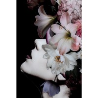Tableau en verre Flowery Beauty 80x120cm